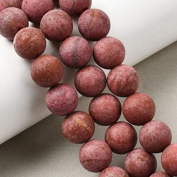 Synthetic Red Jasper Beads Strands