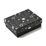 Star Print Paperboard Jewelry Gift Boxes