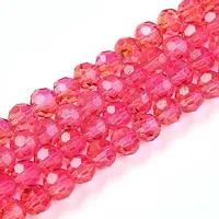 Baking Paint Transparent Glass Beads