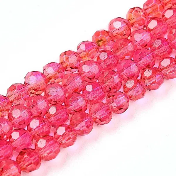 Baking Paint Transparent Glass Beads