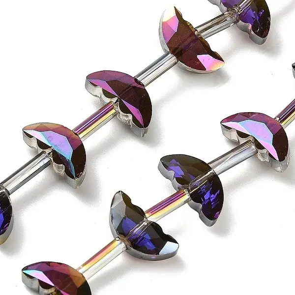 Electroplate Transparent Glass Beads