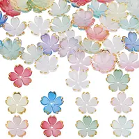 200Pcs 8 Colors Acrylic Bead Caps