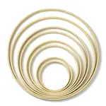 8Pcs 8 Styles Bamboo Embroidery Hoop