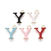 Rack Plating Alloy Enamel Pendants