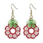 Handmade Seed Beads Dangle Earrings