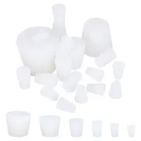 Solid Silicone Test Tube Seal Plug