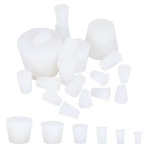Solid Silicone Test Tube Seal Plug