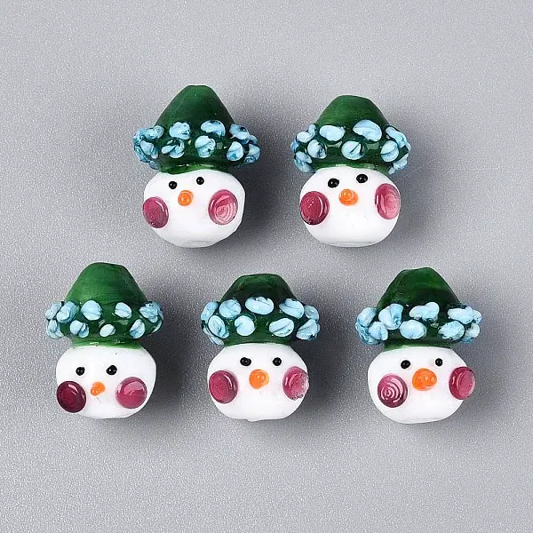 Christmas Handmade Lampwork Beads