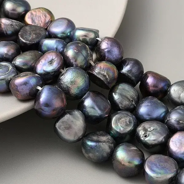 Dyed Natural Cultured Freshwater Pearl Beads Strands
