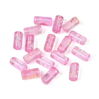 Picasso Transparent Glass Bugle Beads
