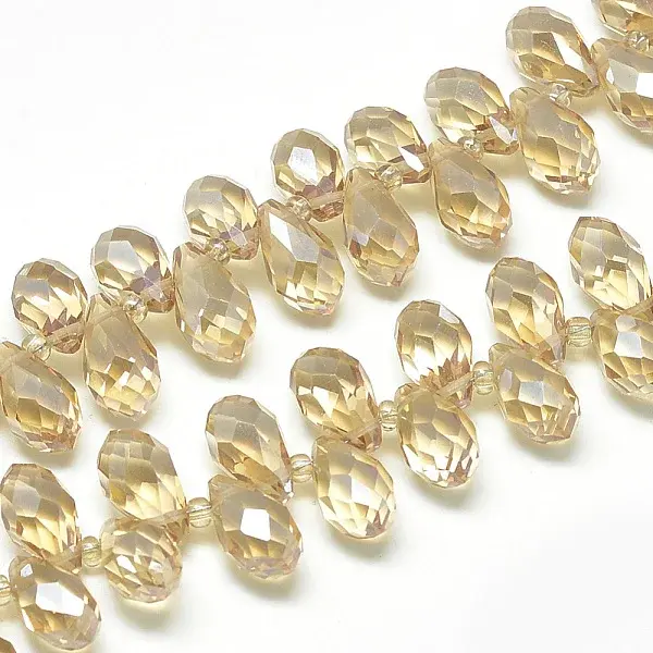Electroplate Glass Beads Strands