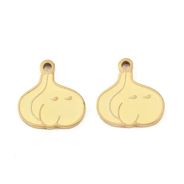 Vegetables 304 Stainless Steel Enamel Charms