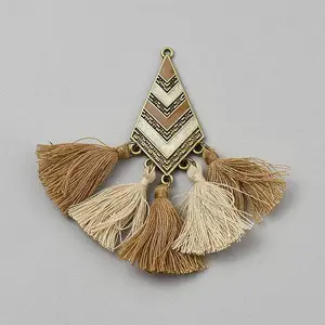 Alloy Tassel Pendants