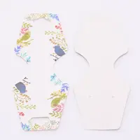 White Cardboard Necklace Display Cards