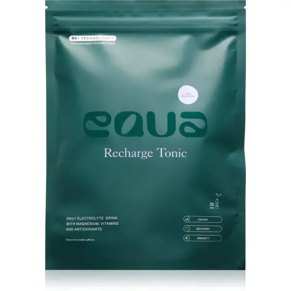 Equa Recharge Tonic rehydratační iontový nápoj k zajištění elektrolytické rovnováhy příchuť Wild Blueberries 20x4.5 g
