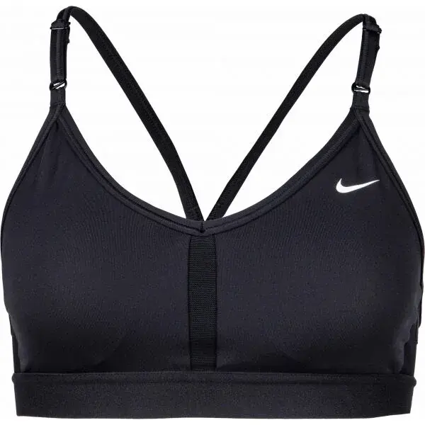 Nike DF INDY V-NECK BRA W Dámska športová podprsenka, čierna, veľkosť