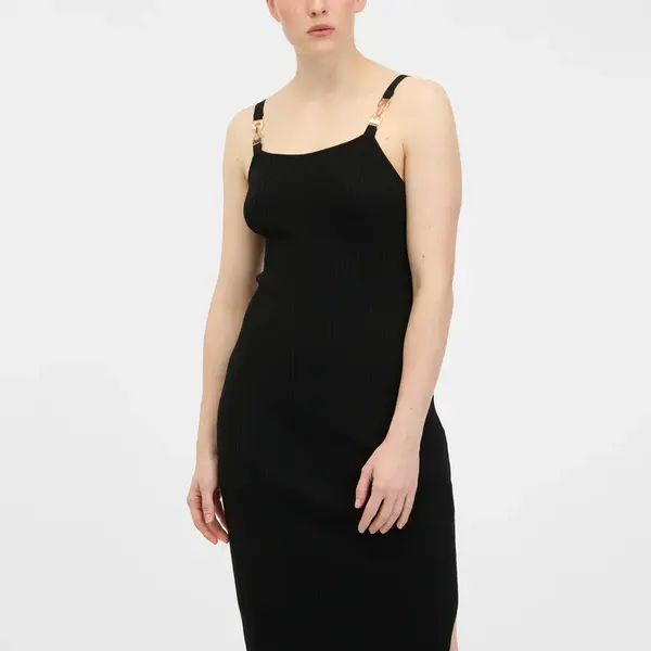 Čierne dámske midi šaty ORSAY