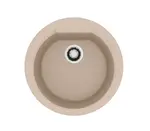 Alveus Cadit - Granitový drez, priemer 52 cm, Quick-Close, ivory 1149182