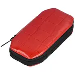 Kožená manikúra a pedikúra croco červená - Solingen Adair