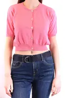 Růžový bavlněný cardigan Parosh