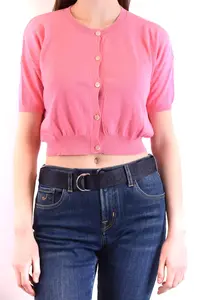 Růžový bavlněný cardigan Parosh