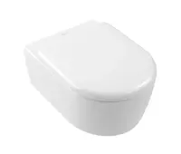 Villeroy & Boch Skyla - Závesné WC s doskou SoftClosing, TwistFlush, DirectFlush, alpská biela 5656CL01