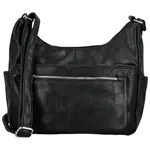 Dámská crossbody kabelka černá - Firenze Olefis