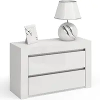 Noční Stolek Deko D2 Max Bílý Lesk