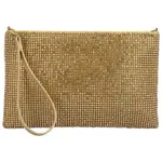 Dámska listová kabelka zlatá - Michelle Moon Wemba