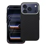 Pouzdro Case KEVLAR compatible with MagSafe pro Apple iPhone 16 Pro Max, černá