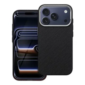 Pouzdro Case KEVLAR compatible with MagSafe pro Apple iPhone 16 Pro Max, černá