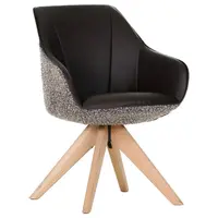 Landscape ŽIDLE S PODRUČKAMI, žinylka, vzhled kůže, hnědá, tmavě hnědá