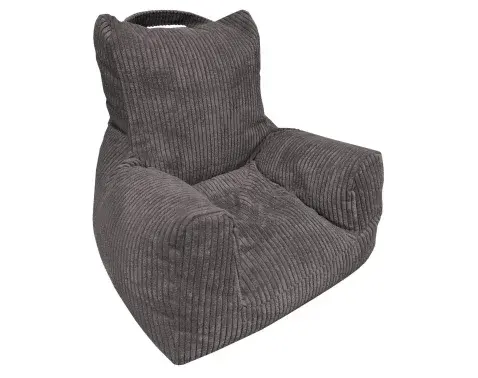 Dětské křeslo Tobi Plus, šedá strukturovaná látka