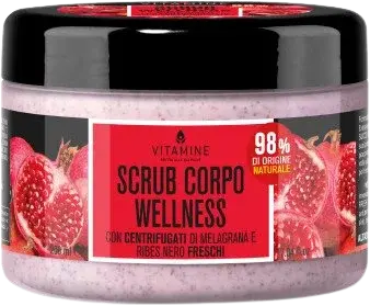 ERBORISTICA Vitamine Wellness Tělový peeling granátové jablko a černý rybíz 200 ml