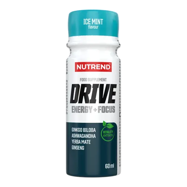 Nutrend Drive Energy+Focus 60 ml ice mint