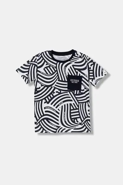 Dětské bavlněné tričko Guess