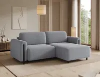 Sedací souprava Acossta Provedení: Pravá varianta, Nožičky: Černé, látka: Calmora 5