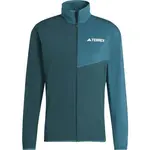 adidas MULTI TERREX CLIMAWARM FZ FL Pánska outdoorová bunda, tmavo zelená, veľkosť