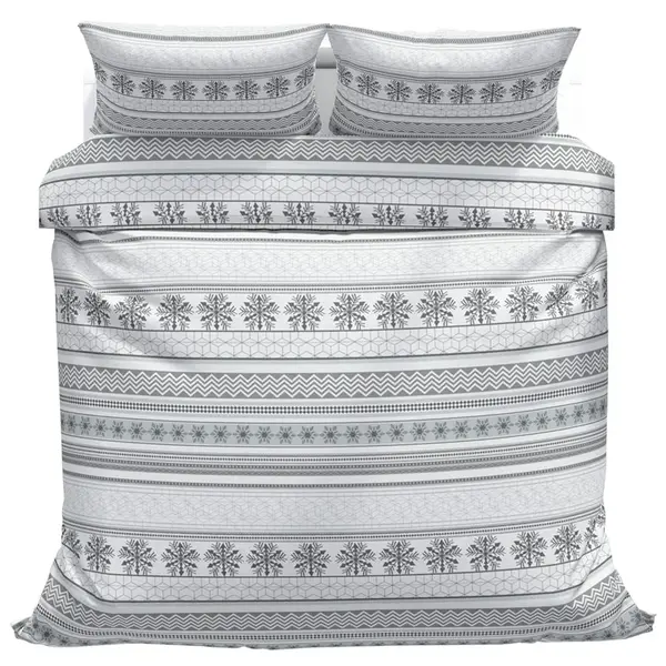 Povlečeme vše Bavlněné povlečení Šedá zima 140x200, 70x90 cm