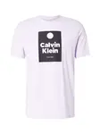 Calvin Klein Jeans Tričko  orgovánová / čierna