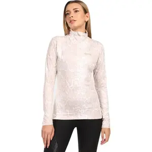 KILPI WILLEA Dámské termo triko s dlouhým rukávem, béžová, velikost