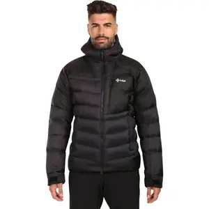 KILPI GUSS Pánská péřová bunda, černá, velikost