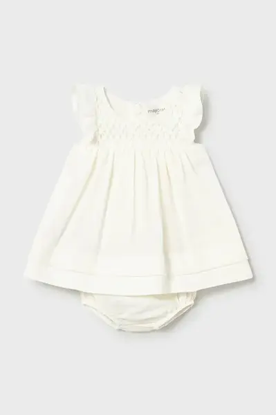 Dětské bavlněné šaty Mayoral Newborn