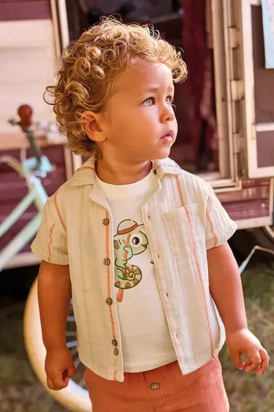 Dětská bavlněná košile Mayoral