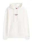 Tommy Jeans Mikina  červená / biela