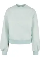 Dámská oversize mikina aqua melange