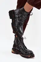 Kožené kotníkové boty Artiker