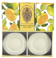 LA FLORENTINA Kazeta mydiel Agrumi di Boboli 2 x 115 g