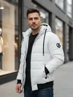 Pánská zimní bunda s kapucí