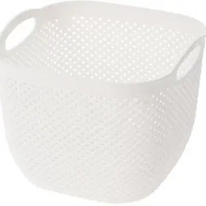 Úložný koš Diamond 630 ml, bílý/černý